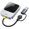 Baseus Belaidis adapteris, skirtas „Apple CarPlay Bluetooth“ – pilkas