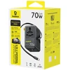 Įkroviklis Baseus Baseus EnerCore CG11 Charger Retractable 2AC+2U + 70W, Juodas