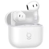 Baseus Belaidės Bluetooth 6.0 ausinės Bass BS2 Lite su įkrovimo dėklu, baltos