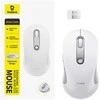 Baseus Bevielė pelė ergonomiczna USB 2.4GHz F02 - balta