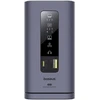 Baseus Spacemate USB-C 11w1 | 3x HDMI@60Hz | 2x USB-A 10Gb/s | 1x USB-C 10Gb/s | RJ45 | 2x USB-A | 1x USB-C (PD) | 1x Minijack 3,5mm pilka