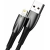 USB laidas, skirtas Lightning Baseus Glimmer Series, 2.4A, 2m (juodas)
