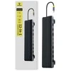 Baseus EliteJoy EH3 12w1 USB-C | 2xHDMI 4K@60Hz | DP 4K@60Hz | 2xUSB-C 10Gb/s | 2xUSB-A 5Gb/s | USB-A 480Mb/s | SD/Micro SD 3.0 | RJ45 1Gb | USB-C PD pilka