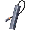Baseus UltraJoy Series 5w1 USB-C | 1x HDMI4K@30Hz | 4x USB-A 3.0 pilka