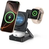 „Baseus PicoGo AF21 3in1 Qi2.2“ 35W belaidis įkroviklis su 45W ES maitinimo šaltiniu ir 1 m USB-C laidu – juodas
