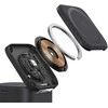 Baseus MagPro 3in1 25W MagSafe Compatible belaidis įkroviklis skirtas telefonui ir išmaniam laikrodžiui - juodos spalvos