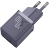 Baseus GaN5 30W USB-C EU su violetinis kabelis Baseus Dynamic 3 USB-C 100W 1m - violetinė