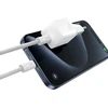 Baseus GaN5 USB-C 30W su kablem Baseus Dynamic 3 USB-C 100W 1m - balta