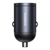 Baseus Tiny Star Mini Car Charger USB-C/USB-C 30W Cosmic juodos spalvos