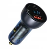 Baseus Particular 65W USB-A USB-C QC PPS su wyświelaczem cyfrowym - ciemnoszara