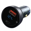 Baseus Particular 65W USB-A USB-C QC PPS su wyświelaczem cyfrowym - ciemnoszara