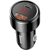 Baseus Magic Series 45 W su wyświetlaczem 1x USB-A + 1x USB-C - juoda