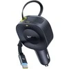 Baseus PrimeTrip VR2 30W ze zwijanym kablem USB-C - juoda