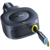 Baseus Įkroviklis samochodowa USB-C ze zwijanym kablem USB-C 30W - juoda