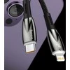 USB-C laidas, skirtas Lightning Baseus Glimmer Series, 20W, 1m (baltas)