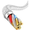Baseus Dynamic USB - Lightning kabelis 2.4A 2m - Baltas
