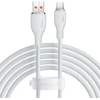 Baseus Pudding 100W USB-A - USB-C laidas, 1,2 m - baltas