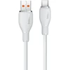 Baseus Pudding 100W USB-A - USB-C laidas, 1,2 m - baltas