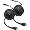 Kabelis zwijany Baseus Free2Pull 100W USB-C - USB-C 2m (2 vnt.) - juoda
