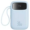 Powerbank Baseus QPow 2 10000mAh 30W 2xUSB-C (mėlyna)