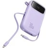 Baseus QPow 2 10000mAh 30W 2xUSB-C maitinimo blokas (violetinė)