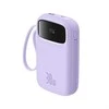 Baseus QPow 2 10000mAh 30W 2xUSB-C maitinimo blokas (violetinė)