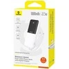Baseus „A6ac4 Lipow“ 10000mAh 22,5 W išorinė baterija su dviem integruotais laidais (su „A6ac4 Simple USB-A - USB-C 3A 20 cm“ laidu) – balta