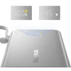Baseus PicoGo 10 000 mAh 45 W išorinė baterija su skaitmeniniu ekranu ir integruotu USB-C laidu – titano spalvos