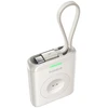 Baseus Powerbank 1640 mAh 5W EnerFill FW11 do Apple Watch su wbudowanym kablem - balta