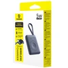 Baseus Powerbank 1640 mAh 5W EnerFill FW11 do Apple Watch su wbudowanym kablem - juoda