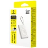 Baseus Powerbank 1640 mAh 5W EnerFill FW11 do Apple Watch su wbudowanym kablem - balta
