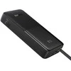 Powerbank Baseus Bipow 2 20000mah 20W su ekranėliu ir įmontuotu kabeliu USB-C - juodos spalvos