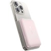 Baseus Powerbank indukcyjny 10000mAh 22.5W MagSafe su kablem USB-C 20V/3A 0.3m - rožinė