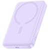 Baseus Powerbank indukcyjny 10000mAh 22.5W MagSafe su kablem USB-C 20V/3A 0.3m - violetinė