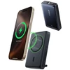 Baseus Powerbank magnetyczny 10000mAh su podstawką wbudowanym kablem USB-C Qi2 MagSafe 30W - juoda