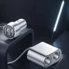 Baseus Automobilinis įkroviklis, skirtas cigarečių žiebtuvėliui (dvigubas žiebtuvėlis, 80 W + dvigubas USB 3.1A), dvigubas (CRDYQ-0S)