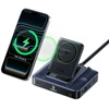 Stacja ładująca Baseus Nomos NH21 6w1 245W bezprzewodowa su dwoma zwijanymi kablami USB-C - juoda