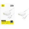 „Baseus“ įkroviklis „Baseus EnerFill FH21“ įkrovimo stotelė 120 W, 4xUSB-C + 2xUSB-A, balta