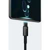 Baseus volframo auksinis kabelis USB prie USB-C, 100 W, 1 m (juodas)