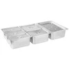 Bain-marie laisvai pastatomas vandens šildytuvas su čiaupu 6 x GN 150mm 55L Royal Catering