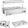 Bain-marie laisvai pastatomas vandens šildytuvas su čiaupu 6 x GN 150mm 55L Royal Catering