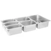 Bain-marie laisvai pastatomas vandens šildytuvas su čiaupu 6 x GN 150mm 55L Royal Catering