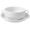 Baltas porcelianinis sultinio butelis OPTIMA 380ml, rinkinyje 12 vnt. - Hendi 770924