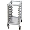 Cambro 9x 600x400 mm konteinerių transportavimo vežimėlis su paskirstymo svirtimi