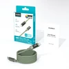 Choetech XCC-1068 PD 60W USB-C - USB-C Cable with Ekranas 1.2 m - Žalias