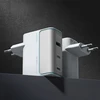 Cuktech AD1003EU 100W GaN 2x USB-C + USB-A sieninis įkroviklis su laidu - Baltas