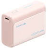 Nešiojamoji baterija Cuktech CP13 30W 10000mAh USB-C + USB-A - rožinė