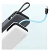 Cuktech CUKP200NGLLG 55W 20000mAh Powerbank with Built-in USB-C Cable - Baltas