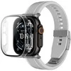 AmazingThing Radix Glass Screen Protector with dėklas skirtas Apple Watch UItra 3 49mm – Clear