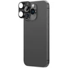 AmazingThing Aviation-Grade Alloy Apsauginis stiklas Lens skirtas Apple iPhone 16 Pro / 16 Pro Max Camera Lens – Juodas